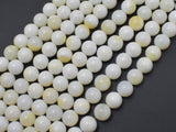 Mother of Pearl Beads, MOP, Creamy White, 8mm Round-Gems: Round & Faceted-BeadBeyond
