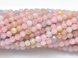 Beryl Beads, Aquamarine, Morganite, Heliodor, 3mm Micro Faceted Round-Gems: Round & Faceted-BeadBeyond