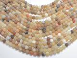 Druzy Agate Beads, Light Gray Geode Agate Beads, 6mm Round Beads-Gems: Round & Faceted-BeadBeyond