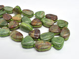 Green Opal, 15x15mm, 12x19mm, Free Form Beads-BeadBeyond