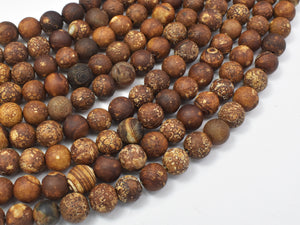 Crackle Tibetan Agate, 7.8mm Round Beads-Gems: Round & Faceted-BeadBeyond