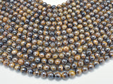 Mystic Coated Tiger Eye Beads, 8mm Faceted, AB Coated-Gems: Round & Faceted-BeadBeyond