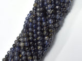 Iolite Beads, 4mm (4.6mm), Round Beads-BeadBeyond
