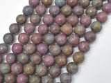 Ruby in Kyanite, Ruby Apatite, 10mm Round-Gems: Round & Faceted-BeadBeyond