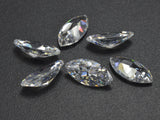 Cubic Zirconia Loose Gems- Faceted Marquise, 1piece-BeadBeyond