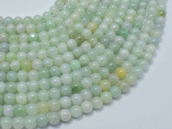 Burma Jade Beads, 6mm Round Beads-BeadBeyond
