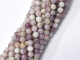 Lilac Jasper Beads, Pink Tourmaline Beads, 6mm Round Beads-BeadBeyond