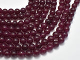 Jade Beads, Ruby, 8mm Round Beads-Gems: Round & Faceted-BeadBeyond