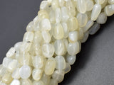 Moonstone, 6x8mm Nugget Beads, 15 Inch-Gems: Nugget,Chips,Drop-BeadBeyond