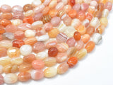Orange Botswana Agate, 6x9mm Nugget Beads, 15.5 Inch-Gems: Nugget,Chips,Drop-BeadBeyond
