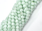 Green Angelite Beads, 6mm, Round, 15 Inch-BeadBeyond