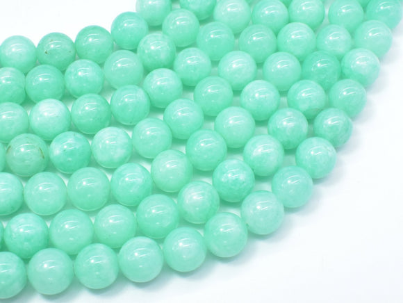 Jade Beads-Light Green, 10mm Round Beads-Gems: Round & Faceted-BeadBeyond