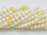 Mother of Pearl Beads, MOP, Creamy White, 6mm Round-Gems: Round & Faceted-BeadBeyond
