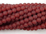 Matte Carnelian Beads, 6mm Round Beads-Gems: Round & Faceted-BeadBeyond