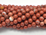 Red Jasper Beads, Round, 6mm-Gems: Round & Faceted-BeadBeyond