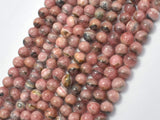 Rhodochrosite Beads, 6.5mm-7mm Round-Gems: Round & Faceted-BeadBeyond