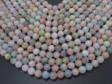 Beryl Beads, Aquamarine, Morganite, Heliodor, 10mm, Round-Gems: Round & Faceted-BeadBeyond