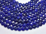 Jade - Blue 12mm Heart Beads, 15 Inch-BeadBeyond
