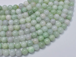 Burma Jade Beads, 8mm Round-Gems: Round & Faceted-BeadBeyond