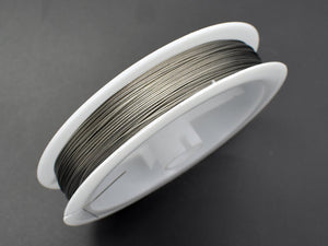 Tiger Tail Beading Wire, Silver Tone | BeadBeyond-Metal Findings & Charms-BeadBeyond