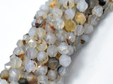 Agate Beads, 8mm Star Cut Faceted Round-Gems: Round & Faceted-BeadBeyond