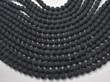 Matte Black Onyx Beads, Round, 8mm-Gems: Round & Faceted-BeadBeyond