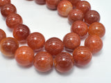 Red Dragon Vein Agate Beads, 16mm Round-Agate: Round & Faceted-BeadBeyond