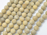 Matte Silkwood Beads, 8mm Round Beads-Wood-BeadBeyond