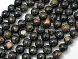 Flower Obsidian Beads, 8mm (8.3mm) Round Beads-Gems: Round & Faceted-BeadBeyond