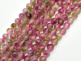 Jade-Fuchsia Green White 8mm Round-BeadBeyond