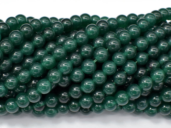 Jade Beads-Emeral, 6mm (6.3mm) Round Beads-Gems: Round & Faceted-BeadBeyond