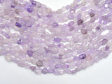 Lavender Amethyst, 6x8mm Nugget Beads, 15.5 Inch-BeadBeyond