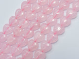 Rose Quartz 12mm Heart Beads, 15 Inch-BeadBeyond