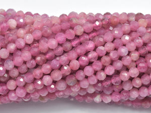 Pink Tourmaline Beads, 3mm Micro Faceted-Gems: Round & Faceted-BeadBeyond