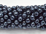 Mystic Coated Black Onyx, 8mm Faceted Round-Gems: Round & Faceted-BeadBeyond