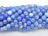 Mystic Coated Fire Agate- Blue, 6mm Faceted-BeadBeyond