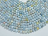 Aquamarine Beads, 6mm (6.5mm) Round Beads-Gems: Round & Faceted-BeadBeyond