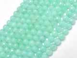 Jade Beads, Light Green, 6mm Faceted Round-Gems: Round & Faceted-BeadBeyond