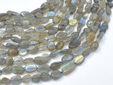 Labradorite, Approx 6x8mm Nugget Beads-BeadBeyond