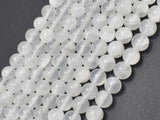 Selenite, Gypsum, 8mm (8.3mm) Round Beads-Gems: Round & Faceted-BeadBeyond