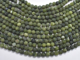 Matte Jade Beads, 6mm (6.6mm) Round-Gems: Round & Faceted-BeadBeyond