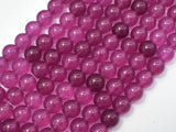 Jade Beads-Purple Red, 8mm Round Beads-Gems: Round & Faceted-BeadBeyond