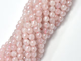 Mystic Coated Rose Quartz, 6mm Faceted Round-BeadBeyond