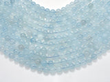 Genuine Aquamarine Beads, 8mm Round Beads-BeadBeyond