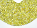 Lemon Matrix Quartz Beads, 6mm (6.4mm) Round Beads-Gems: Round & Faceted-BeadBeyond