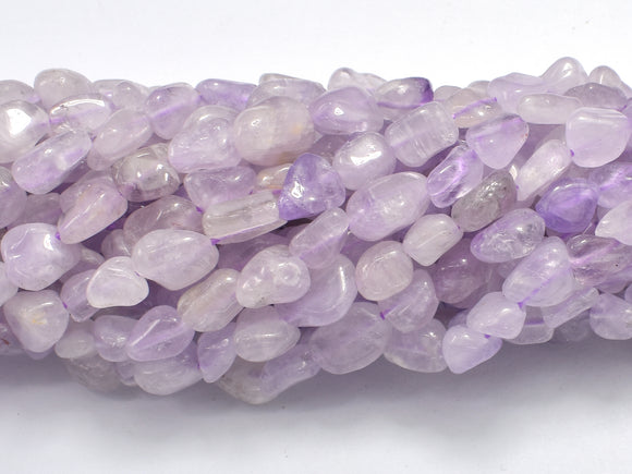 Lavender Amethyst, 6x8mm Nugget Beads, 15.5 Inch-BeadBeyond