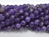 Amethyst, 8mm, Faceted Round-BeadBeyond