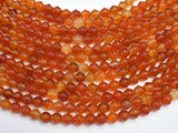 Carnelian-Orange 8mm Bell Beads, 14 Inch-BeadBeyond
