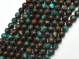 Natural Chrysocolla 8mm Round-BeadBeyond