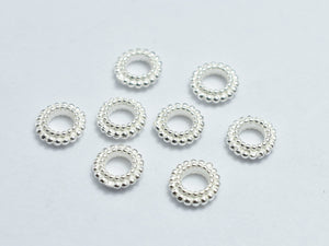 10pcs 925 Sterling Silver Beads, 5.2mm Spacer-BeadBeyond